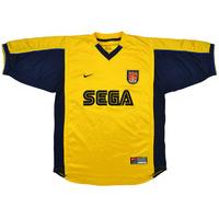 1999 01 arsenal away shirt excellent xl