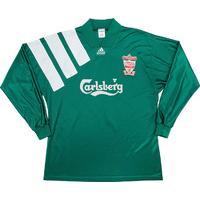 1992 93 liverpool centenary player issue away ls shirt very good xl