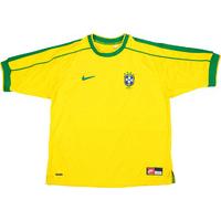 1998-00 Brazil Home Shirt (Good) S