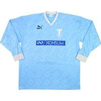 1994 Malmo Match Issue Home L/S Shirt #12