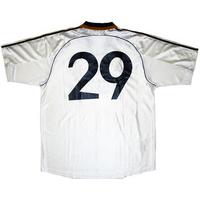 1999-00 Real Madrid Match Issue Home Shirt #29