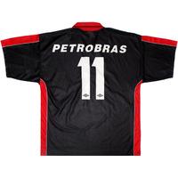 1999 Flamengo Third Shirt #11 (Romario) (Very Good) L