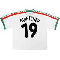 1996 Bulgaria Match Issue European Championships Home Shirt Guintchev #19