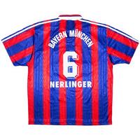 1995 97 bayern munich home shirt nerlinger 6 excellent l