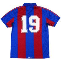 1984-89 Barcelona Match Issue Home Shirt #19