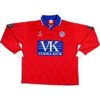 1998-99 Chesterfield Match Issue Away L/S Shirt #14