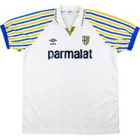 1990 91 parma home shirt good l