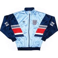 1987 90 england umbro track top very good xs