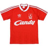 1988 89 liverpool home shirt excellent l