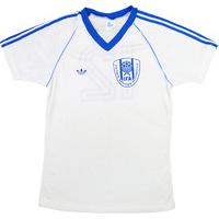 1984 israel match worn home shirt 12 malmilian v wales