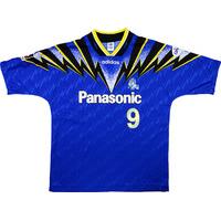 1996 Gamba Osaka Match Worn Home Shirt #9 (v Newcastle)