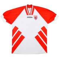 1994 Luxembourg Match Worn Home Shirt #2 (Ferron) v Holland