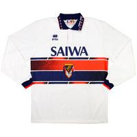 1993-94 Genoa Match Worn Away L/S Shirt #4 (Vink) v Foggia