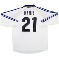 1999-00 Bayer Leverkusen Match Issue Away L/S Shirt Mamic #21