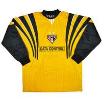 1997 sao paulo match worn gk shirt 1 rogrio ceni v ajax