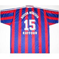 1995 97 bayern munich home shirt kuffour 15 xl