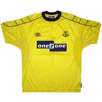 1999 00 everton away shirt m