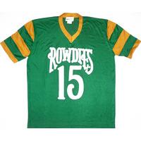 1986-87 Tampa Bay Rowdies Match Issue Away Shirt Lindsay #15