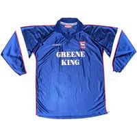 1999 01 ipswich ls home shirt xxl