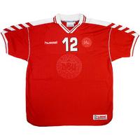 1999 Denmark Match Issue Home Shirt #12 (Colding) v Holland