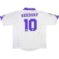 1997 98 real madrid match worn home shirt seedorf 10