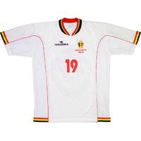 1998 Belgium Match Issue World Cup Away Shirt Van Meir #19 (v Holland)