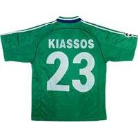 1998 99 panathinaikos match issue champions league home shirt kiassos  ...