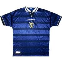 1998 00 scotland home shirt excellent y