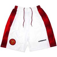 1996-98 Manchester United Home Shorts (Excellent) S