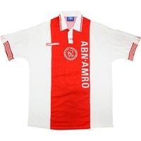 1997 ajax match worn home shirt 5 bogarde