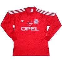 1989-91 Bayern Munich Home L/S Shirt (Excellent) XL