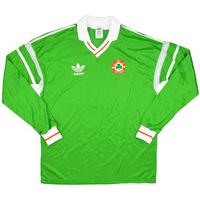 1988 Ireland Match Issue Home L/S Shirt #6 (O\'Brien)