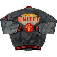 1990-92 Manchester United Bomber Jacket (Excellent) L