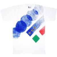 1990-92 Italy Diadora Training T-Shirt (Excellent) M.Boys