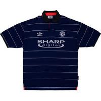 1999 00 manchester united away shirt excellent l