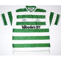 1999-00 Shamrock Rovers Match Issue Home Shirt #18