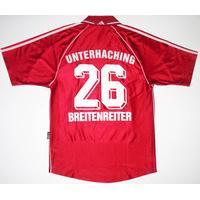 1999-00 Unterhaching Home Shirt Breitenreiter #26 S