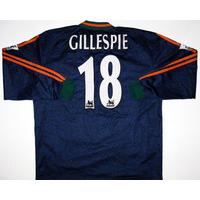 1997-98 Newcastle L/S Match Issue Away Shirt Gillespie #18