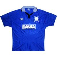 1995 97 everton home shirt very good m