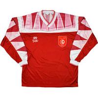 1994 Tunisia Match Worn Home L/S Shirt #6 (v Holland)