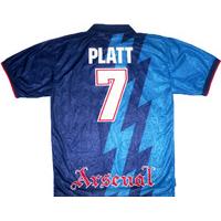 1995-96 Arsenal Away Shirt Platt #7 XL