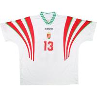 1996 hungary match issue olympics away shirt madar 13 v nigeria