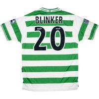 1999 00 celtic match worn home shirt blinker 20