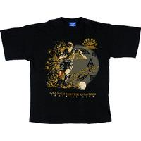 1993-95 Manchester United Umbro T-Shirt Hughes #10 (Excellent) XL
