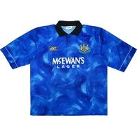 1993 95 newcastle away shirt very good xl