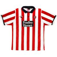 1990 91 stoke city home shirt mint l