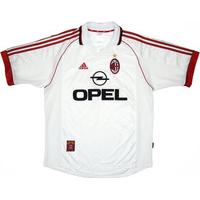 1998 99 ac milan away shirt very good xl