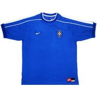 1998-00 Brazil Away Shirt (Very Good) L
