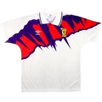 1991-93 Scotland Away Shirt (Excellent) S