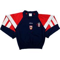 1992-94 Arsenal \'FA Cup Winners\' Adidas Drill Top (Excellent) M